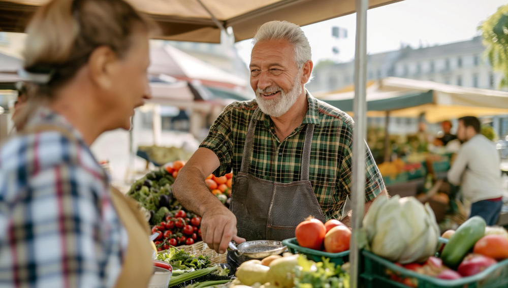 How to Involve Care Home Residents in Local Events Farmers market 